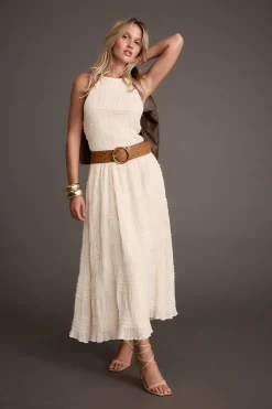 Best Abbott Light Brown Floral Embossed Belt Belts