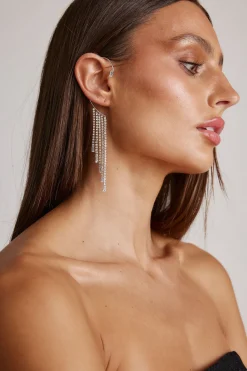Hot Adina Diamond Fringe Ear Cuff Jewelry|Festival Shoes + Accessories