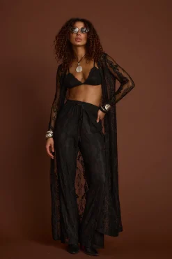 Best Ambrose Black Lace Pull On Pants Pants|Sets