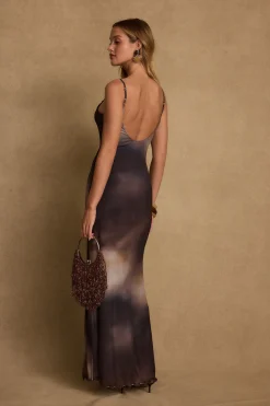 Clearance Amora Multi Mesh Maxi Dress Date Night Dresses|Party Dresses