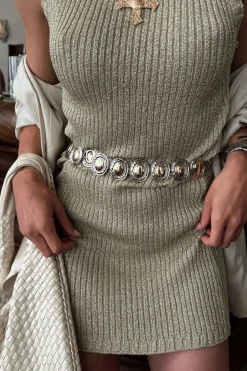 Outlet Bailey Gold and Silver Statement Belt Belts