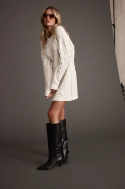 Online Beck Cable Knit Mini Sweater Dress Day Dresses|Mini Dresses