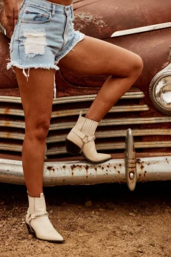 Discount Ellison Bone Bootie Shoes|Western Bachelorette