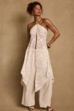 Online Bruma Ivory Flyaway Top Date Night Tops|Going Out Tops