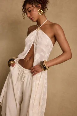 Online Bruma Ivory Flyaway Top Date Night Tops|Going Out Tops