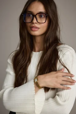 Outlet Carolina Tortoise Shell Blue Light Glasses Sunnies Shop|Sunnies Shop