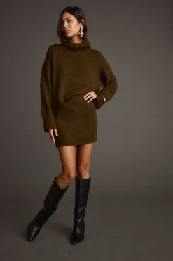 New Cedar Sweater Mini Skirt Skirts