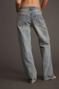 Outlet Cora Vintage Light Denim Low Rise Jeans Date Night Bottoms|Denim