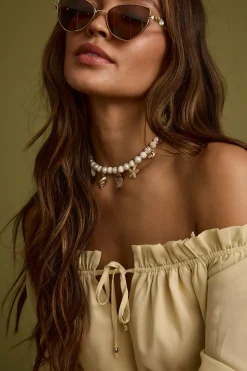 Hot Cove Shell Choker Necklace Jewelry|Golden Hour Bachelorette