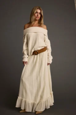 Clearance Dahlia Baby Yellow Maxi Skirt Date Night Bottoms|Skirts