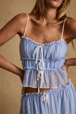 Online Dahlia Blue Tank Sets|Sets