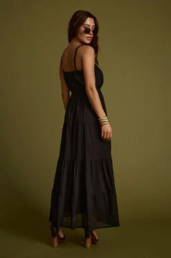 Sale Darion Black Maxi Dress Day Dresses|Vacation Dresses