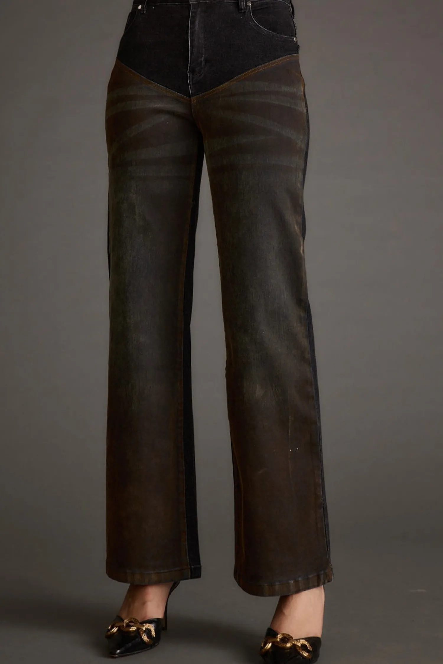 Discount Dawn Two Toned Jeans Denim|Pants