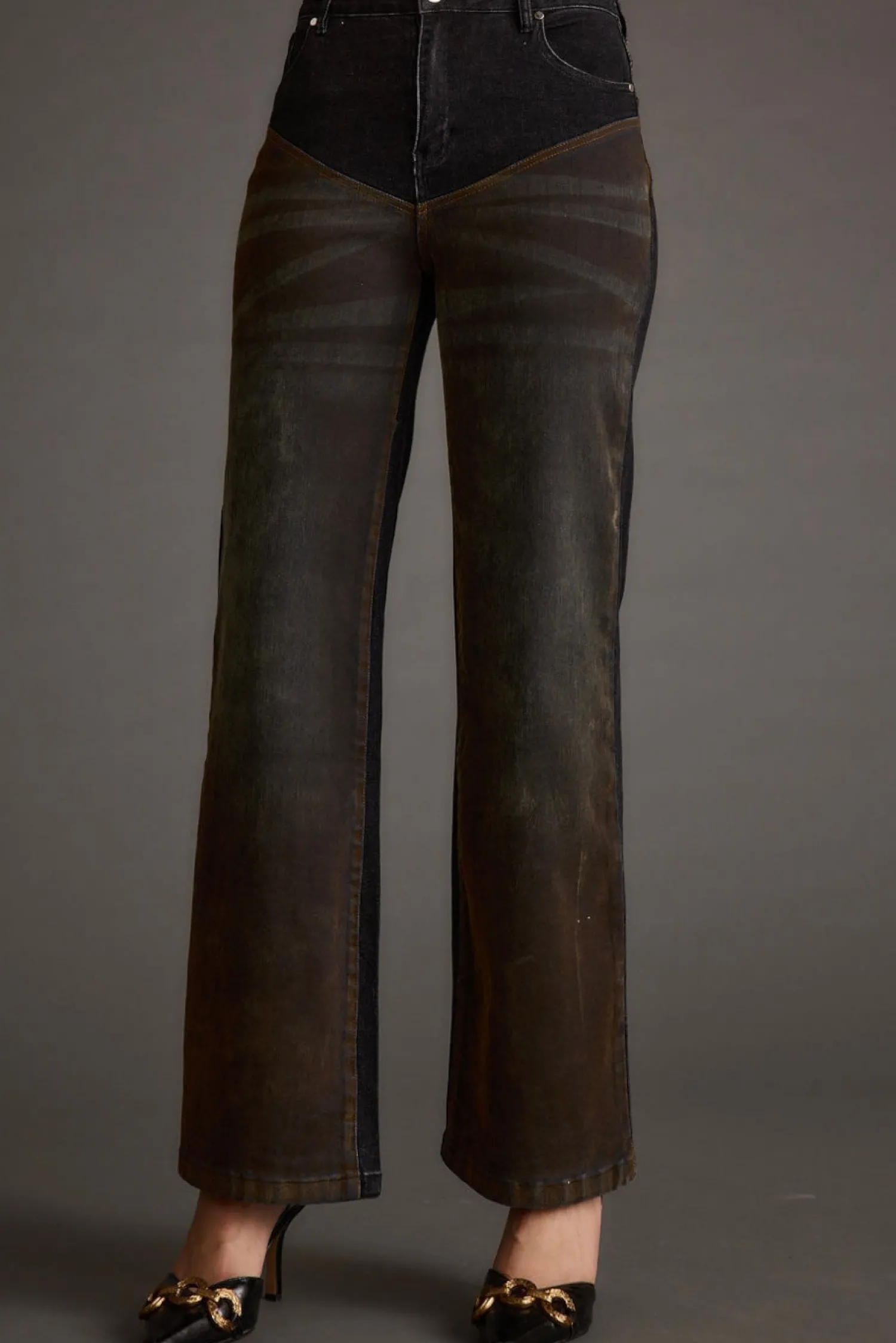 Discount Dawn Two Toned Jeans Denim|Pants