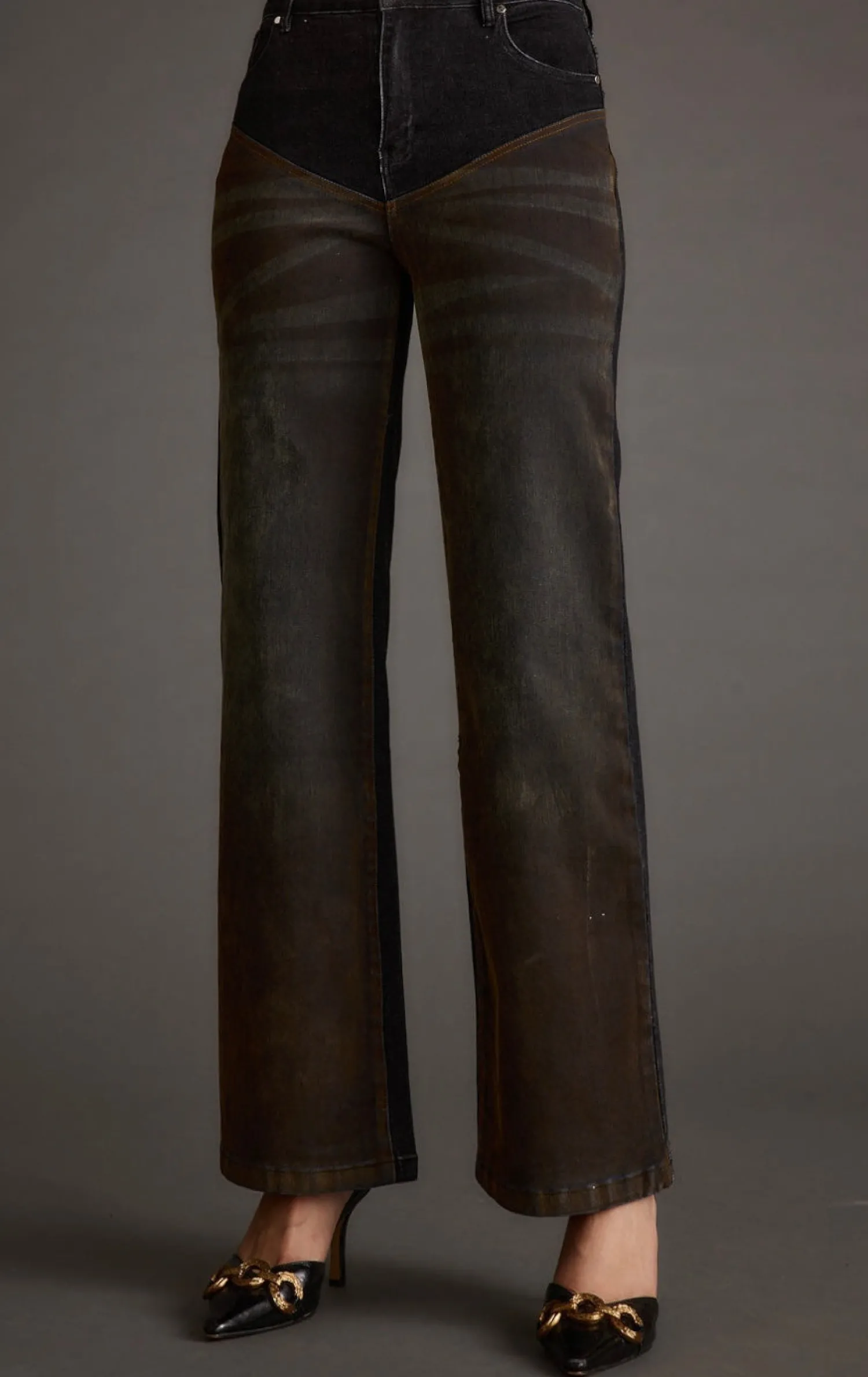 Discount Dawn Two Toned Jeans Denim|Pants