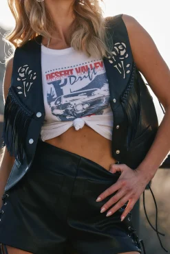 Discount Desert Valley Drift Graphic White Tank Going Out Tops|Tees + Tanks