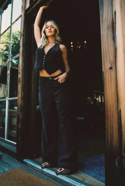 Online Diane Brown Corduroy Vest Workwear Tops|Tees + Tanks