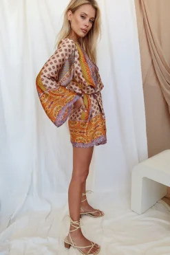 Outlet Gold Standard Multicolored Kimono Dress Seashells + Wedding Bells|For You And Your Bestie
