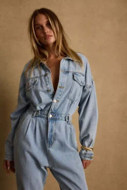 Clearance Hendrix Denim Jumpsuit Denim + Diamonds Bachelorette|For You And Your Bestie