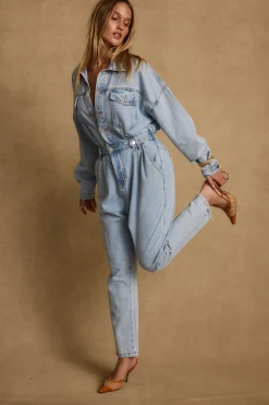 Clearance Hendrix Denim Jumpsuit Denim + Diamonds Bachelorette|For You And Your Bestie