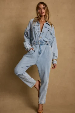 Clearance Hendrix Denim Jumpsuit Denim + Diamonds Bachelorette|For You And Your Bestie