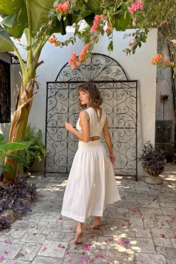 Sale Horizon White Maxi Skirt Skirts|The White Edit
