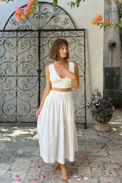 Sale Horizon White Maxi Skirt Skirts|The White Edit