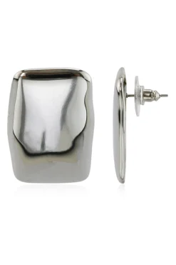 Clearance Jensen Hammered Silver Statement Earrings Jewelry