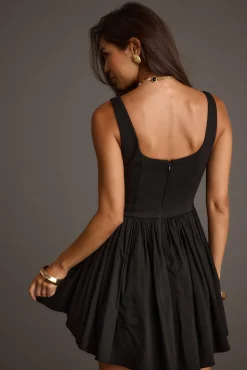 Sale Kit Black Drop Waist Mini Dress For You And Your Bestie|Festival Favorites