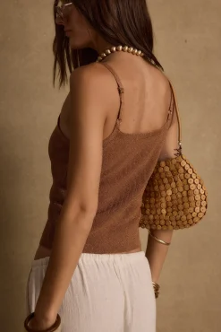 Online Lucero Bronze Lurex Tank Date Night Tops|Tees + Tanks