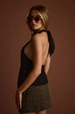 Best Lyric Black Chiffon Butterfly Top Date Night Tops|Going Out Tops