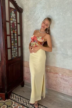 Discount Maldives Baby Yellow Maxi Skirt Skirts|Vacation Sets