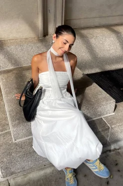 Clearance Mallorca White Strapless Top Bridal Tops|Tees + Tanks