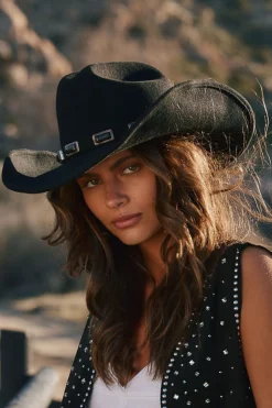 Best McGraw Black Onyx Cowboy Hat Hats|Denim + Diamonds Bachelorette