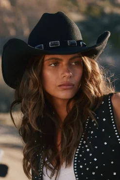 Best McGraw Black Onyx Cowboy Hat Hats|Denim + Diamonds Bachelorette