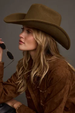 New McGraw Olive Cowboy Hat Hats|Denim + Diamonds Bachelorette