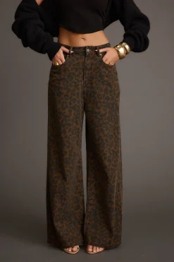 Online Midland Leopard Print Pant Denim|Pants