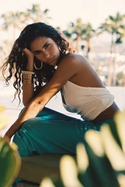 Hot Mirabella Blue Satin Sorbet Maxi Skirt Date Night Bottoms|Going Out Bottoms