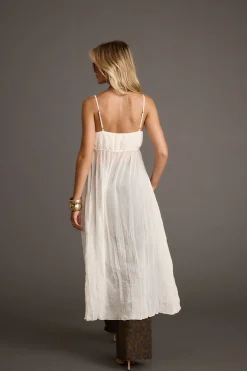 Best Mischa Ivory Longline Cami Top Date Night Tops|Going Out Tops