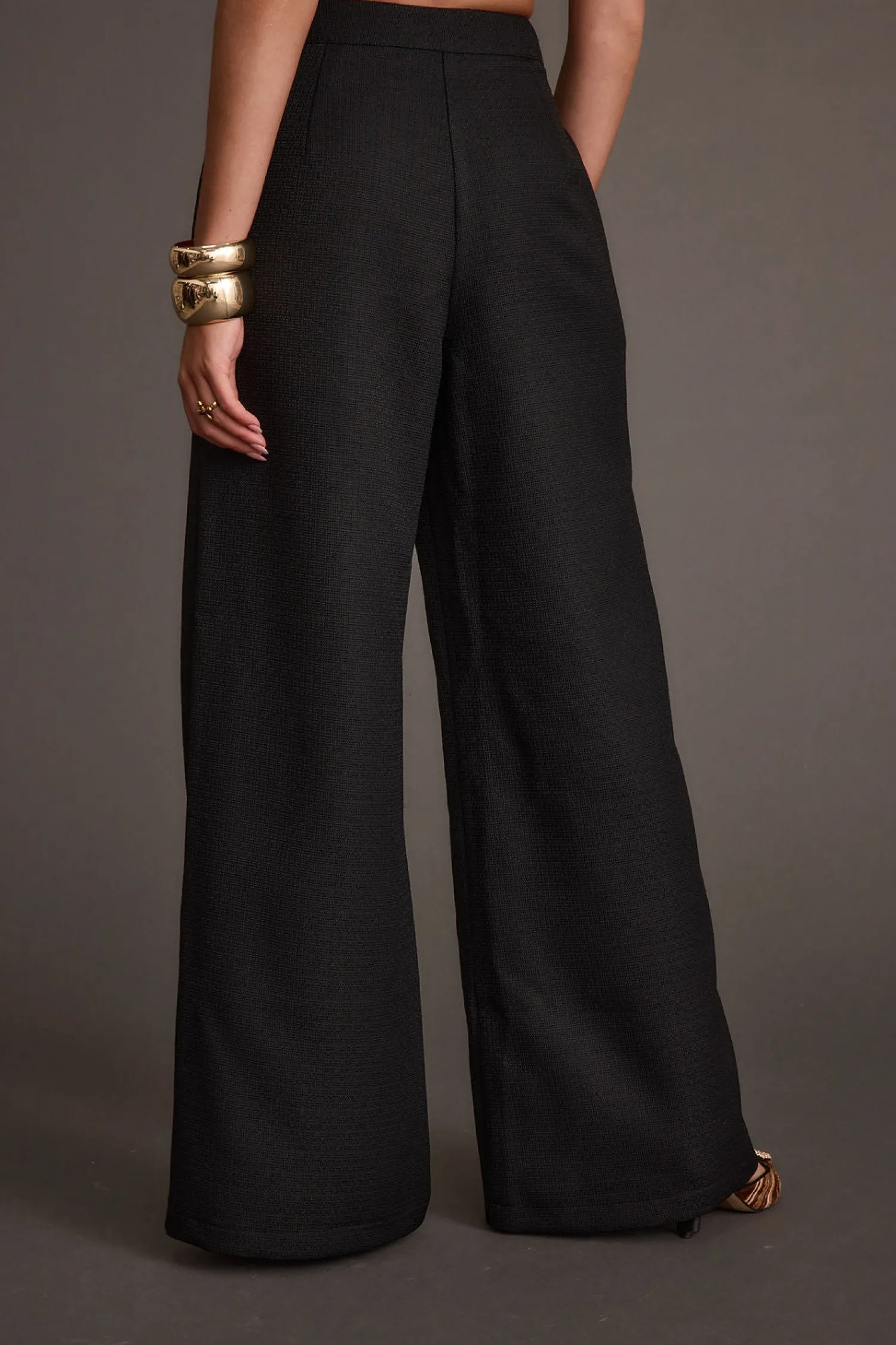 Clearance Montague Black Tailored Trousers Work Wear Bottoms|Pants