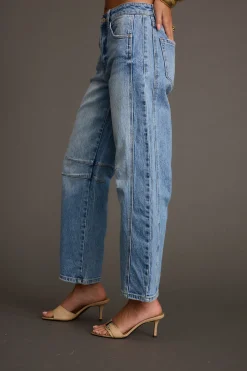 Outlet Muse Barrel Denim Jeans Pants|Denim