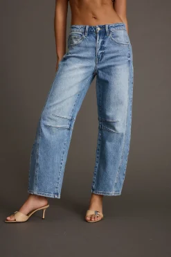 Outlet Muse Barrel Denim Jeans Pants|Denim