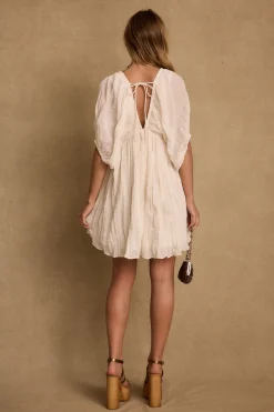 New Nadia Ivory Mini Dress The White Edit|Honeymoon