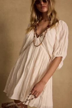 New Nadia Ivory Mini Dress The White Edit|Honeymoon