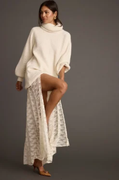 Online Odessa White Lace Maxi Skirt Skirts|Denim + Diamonds Bachelorette