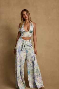 Best Picasso Blue Abstract Pants Pants|Seashells + Wedding Bells