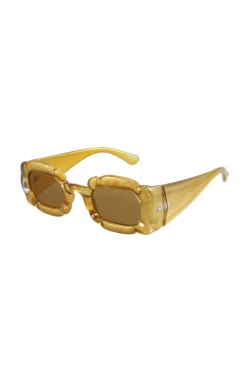 Discount Piper Yellow Chunky Sunglasses Seashells + Wedding Bells|Sunnies Shop
