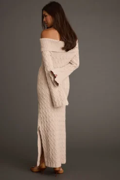 Best Rhiannon Dusty Rose Sweater Maxi Dress Maxi Dresses