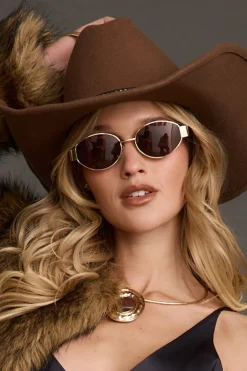 Best Riviera Round Frameless Sunglasses Sunnies Shop|Sunnies Shop