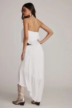Outlet Rosie White Strapless Dress Western Bachelorette|Festival Dresses